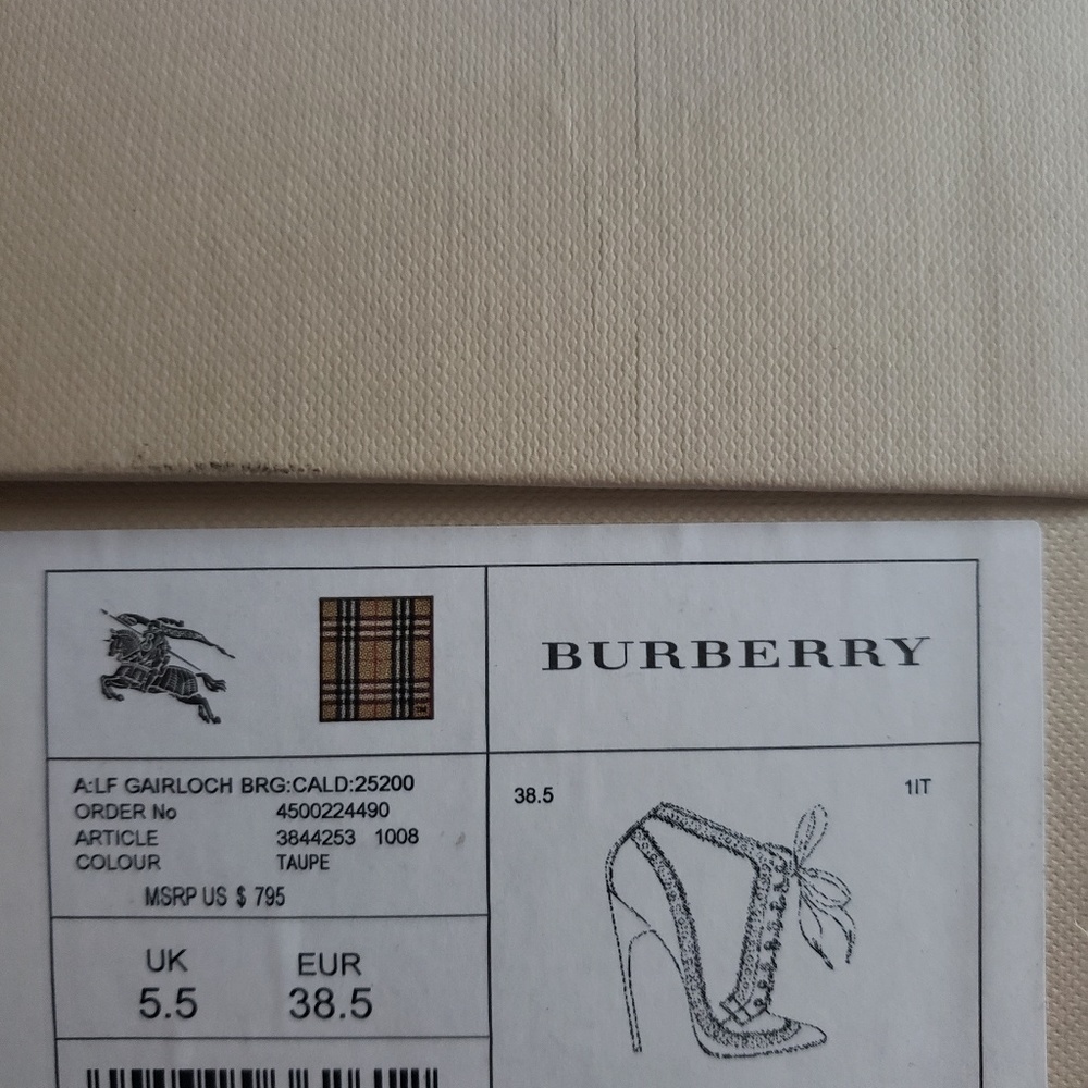 Burberry Brogue Gairloch Ankle Booties - Picture 7 of 8